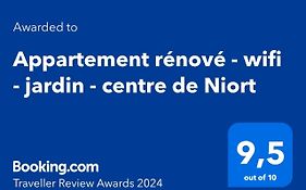 Appartement Renove - Wifi - Jardin - Centre De Niort